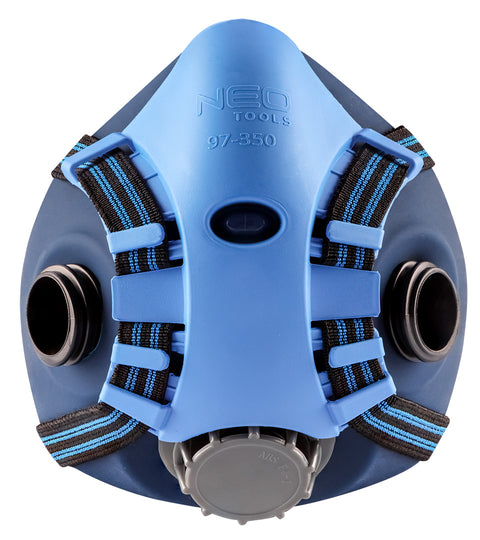 Szilikon félmaszk készlet, 2db szűrővel, A1, szerves gázok ellen