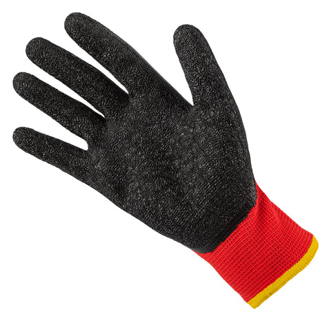 Munkakesztyű latex bevonatú, poliészter, 3121X, több méretben, rendelési egység: 12db