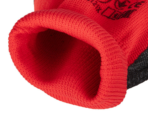 Munkakesztyű latex bevonatú, poliészter, 3121X, több méretben, rendelési egység: 12db