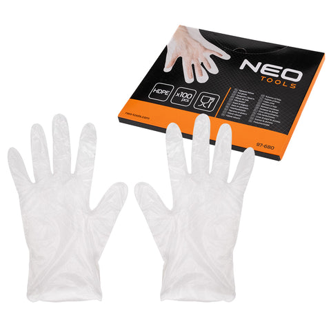 Munkakesztyű HDPE, 100db-os, NEO TOOLS