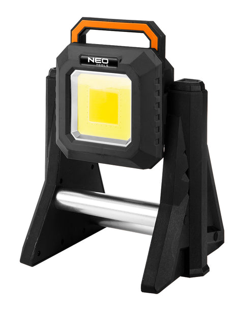 Reflektor, akkus, álló, teleszkópos lábbal, 3000lum