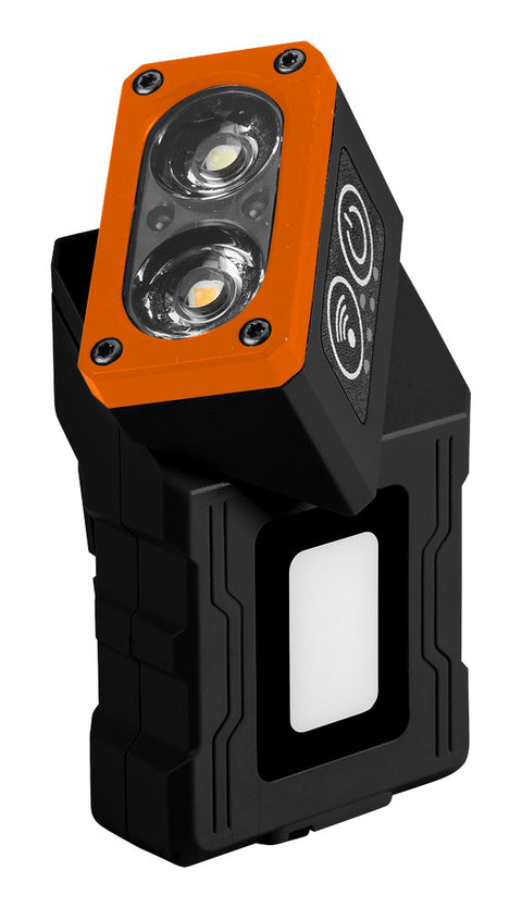 Fejlámpa, akkus, talppal, fejpánttal, tokkal, 500lm