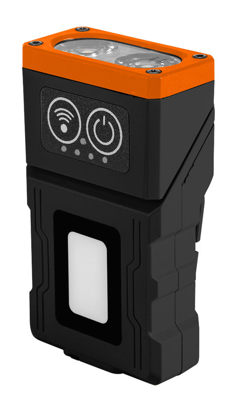 Fejlámpa, akkus, talppal, fejpánttal, tokkal, 500lm