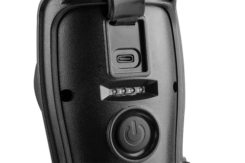 Akkus kompresszor és lámpa, 2000mAh akku, 800+400lum fényerő, max 10bar nyomás, USB és autós töltő