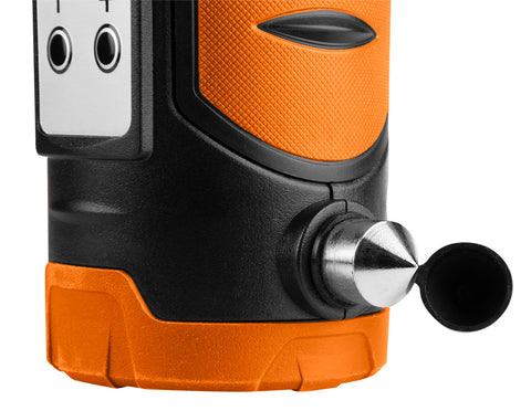 Akkus kompresszor és lámpa, 2000mAh akku, 800+400lum fényerő, max 10bar nyomás, USB és autós töltő