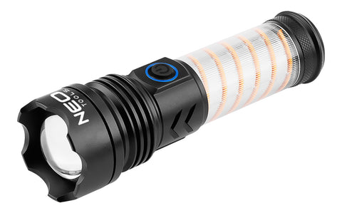 Kempinglámpa 2 funkciós, 470 lm, 1200 mAh akku, USB-C töltővezeték