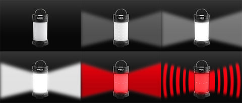 Kempinglámpa készlet 3db-os, kézi-sátor-fejlámpa, 150/280/1000 lm, 1200mAh akku, USB-C töltővezeték