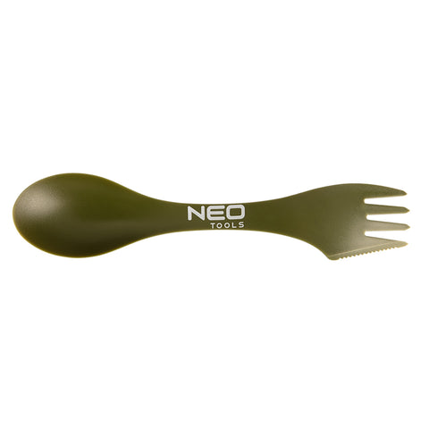 NEO TOOLS 63-168 Kemping evőeszköz, 3 az 1-ben, ABS műanyag