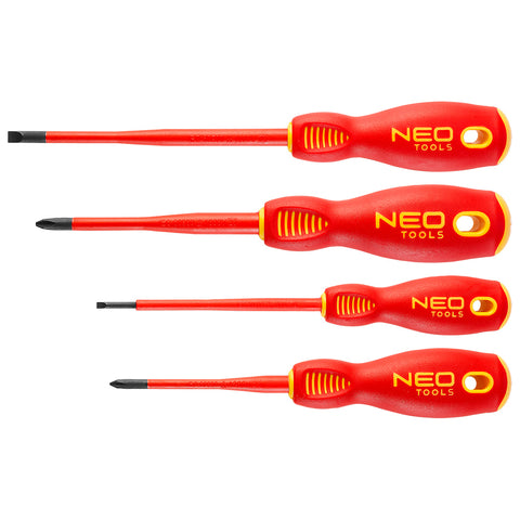 NEO TOOLS 04-144 Csavarhúzó készlet 1000V, szigetelt, 4db, vékonyított szárral