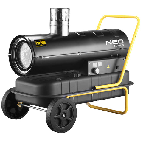 NEO TOOLS 90-086 Gázolajos hőlégbefúvó, 20kW, égéstermék elvezetéssel