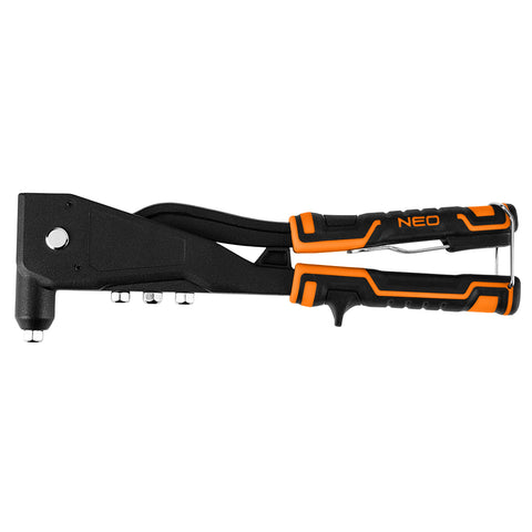 NEO TOOLS 18-103-1 Popszegecshúzó, erősített, acél és alumínium szegecsekhez 2,4/3,2/4,0/4,8 mm