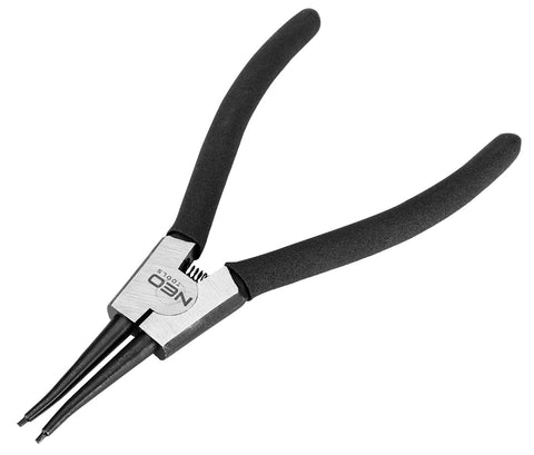 NEO TOOLS 01-087 Zégergyűrű fogó 180mm, külső, egyenes, CrMo, 19 - 60mm, csúcs diameter 1,8 - 2,5mm