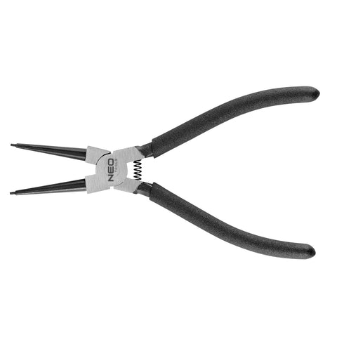 NEO TOOLS 01-088 Zégergyűrű fogó 180mm, belső, egyenes, CrMo, 19 - 60mm, csúcs diameter 1,8 - 2,5mm
