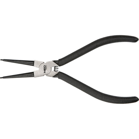 NEO TOOLS 01-090 Zégergyűrű fogó 230mm, belső, egyenes, CrMo, 40 - 100mm, csúcs diameter 2,5 - 3,0mm