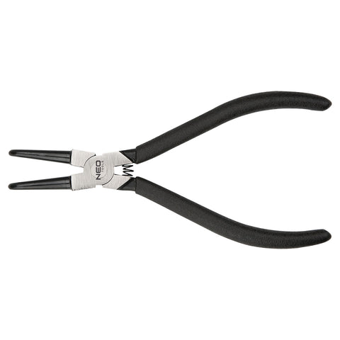 NEO TOOLS 01-092 Zégergyűrű fogó 145mm, belső, hajlított, CrMo, 10 - 25mm, csúcs diameter 1,5 - 2,0mm