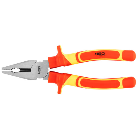 NEO TOOLS 01-222 Kombinált fogó 1000V, szigetelt, 200MM(8"), CrV, polírozott