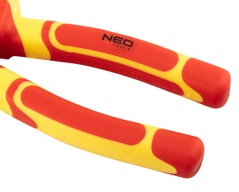 NEO TOOLS 01-224 Hosszúcsőrű fogó 1000V, szigetelt, 180mm (7"), CrV, polírozott