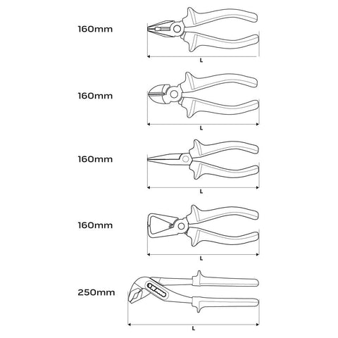 NEO TOOLS 01-234 Szerszámkészlet 1000V, szigetelt 13db