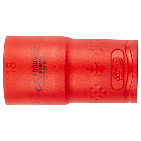 NEO TOOLS 01-306 Dugókulcskészlet, 1/2", 1000V, szigetelt 19db