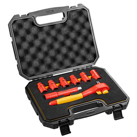 NEO TOOLS 01-307 Dugókulcskészlet, 1/2", 1000V, szigetelt 8db