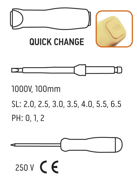 NEO TOOLS 01-308 Csavarhúzó készlet 1000V, szigetelt, 12db