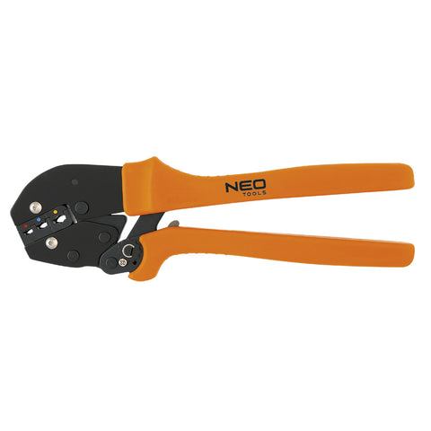NEO TOOLS 01-503 Krimpelő-, kábelsarufogó SZIGETELT csatlakozókhoz, 22-10AWG