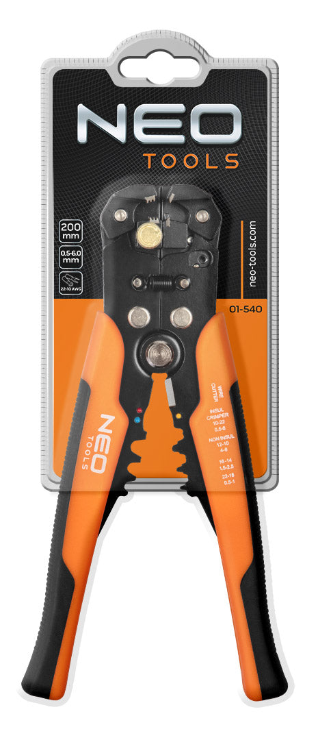 NEO TOOLS 01-540 Kábelcsupaszító fogó 200MM, autómata