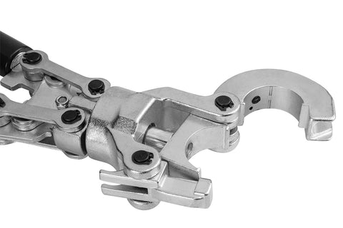 NEO TOOLS 02-445 Csőcsatlakozó prés készlet PEX csatlakozókhoz, cserélhető fejekkel, csőkalibráló szerszámmal
