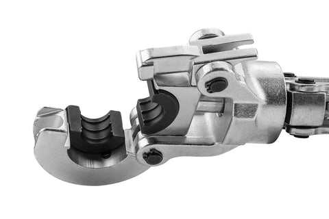 NEO TOOLS 02-445 Csőcsatlakozó prés készlet PEX csatlakozókhoz, cserélhető fejekkel, csőkalibráló szerszámmal