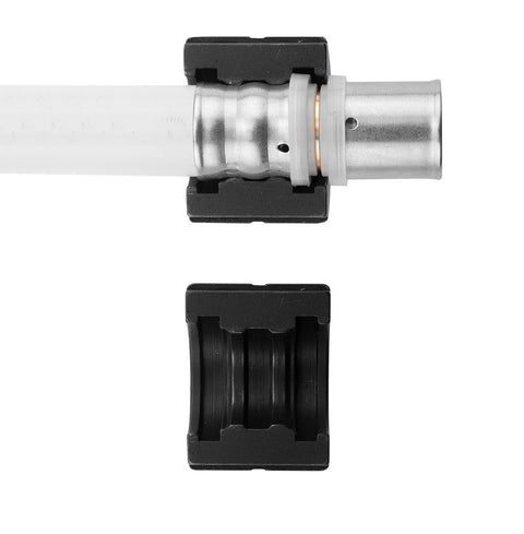 NEO TOOLS 02-445 Csőcsatlakozó prés készlet PEX csatlakozókhoz, cserélhető fejekkel, csőkalibráló szerszámmal