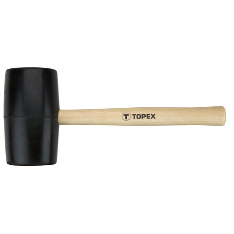 TOPEX 02A347 Gumikalapács 72mm 900g, keményfa nyél