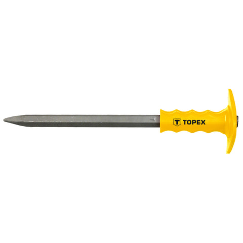 TOPEX 03A169 HEGYESVÉSŐ 400X19MM KÉZVÉDŐVEL