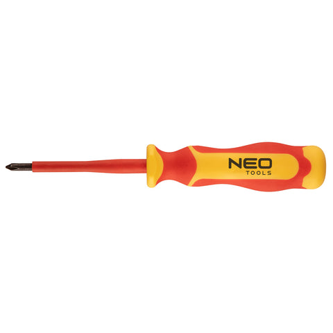 NEO TOOLS 04-138 Csavarhúzó PH 1000V, szigetelt, PH1x4.5x80mm, S2 acél