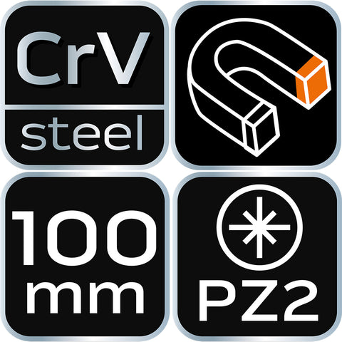 NEO TOOLS 04-182 Csavarhúzó PZ0x100mm