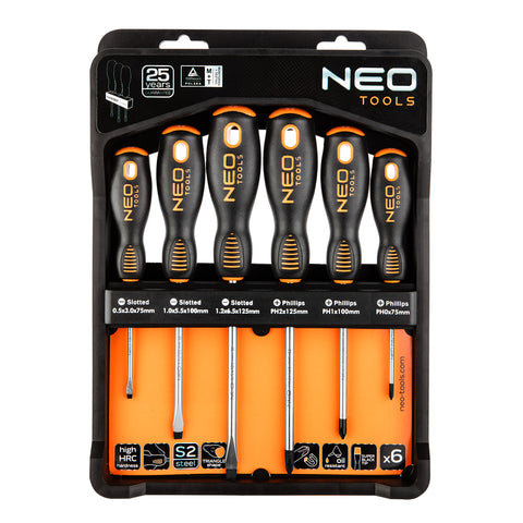 NEO TOOLS 04-213 Csavarhúzó készlet 6db