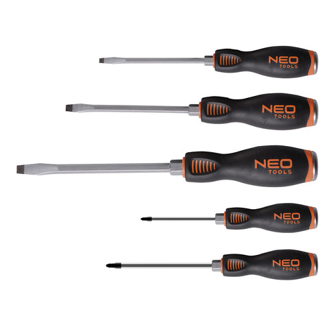 NEO TOOLS 04-240 Csavarhúzó készlet, üthető 5db, S2