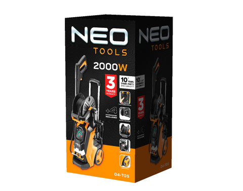 NEO TOOLS 04-705 Magasnyomású mosó 2000W, 100 bar (max. 150 bar)