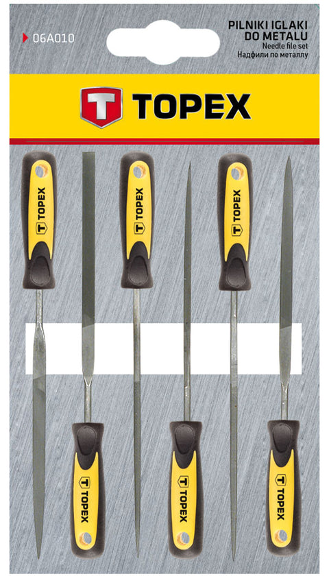 TOPEX 06A010 TŰRESZELŐ készlet 6db (3x140mm)