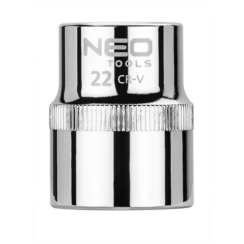 NEO TOOLS 08-022 Dugókulcs 22mm, 1/2", 6 pontos, SUPERLOCK
