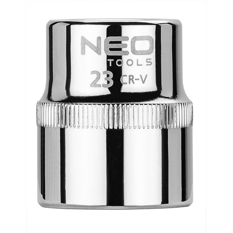 NEO TOOLS 08-023 Dugókulcs 23mm, 1/2", 6 pontos, SUPERLOCK