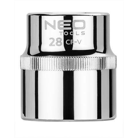 NEO TOOLS 08-028 Dugókulcs 28mm, 1/2", 6 pontos, SUPERLOCK