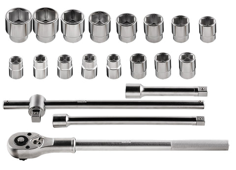 NEO TOOLS 08-061 Dugókulcskészlet 3/4", 21db 