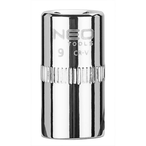 NEO TOOLS 08-227 Dugókulcs 9mm, 1/4", 6 pontos, SUPERLOCK