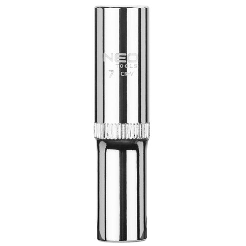 NEO TOOLS 08-240 Dugókulcs 7mm, 1/4", hosszú, 6 pontos, SUPERLOCK