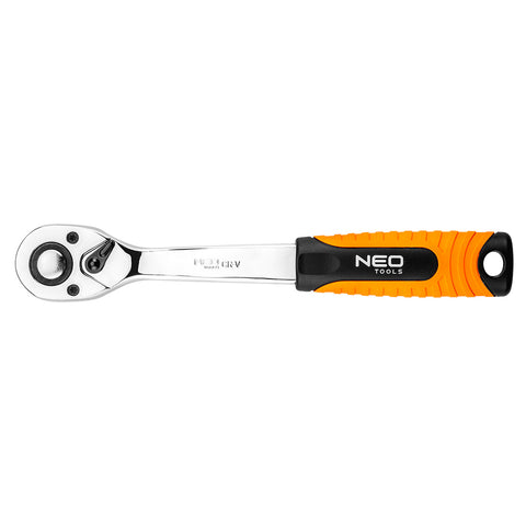 NEO TOOLS 08-507 Racsnis kulcs 3/8" 195mm, DIN 3122