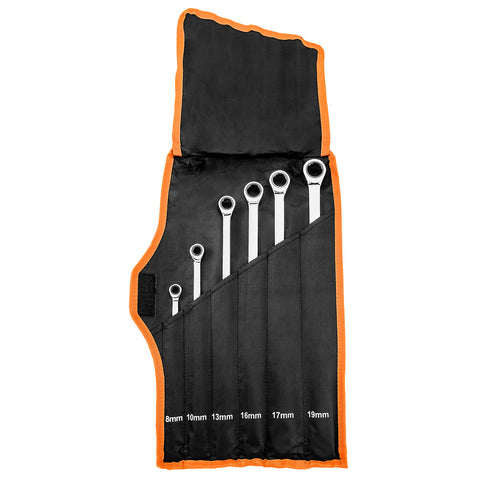 NEO TOOLS 09-370 Racsnis hosszú csillagkulcs készlet 6db, 8-19mm