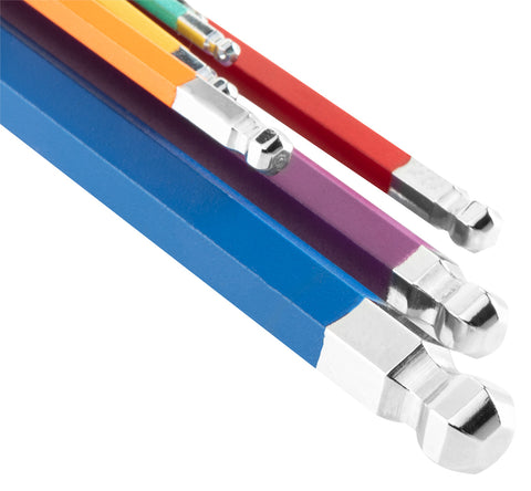 NEO TOOLS 09-512 Imbuszkulcs készlet 9db hosszú 1.5-10mm, színes