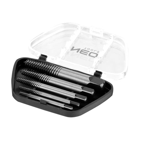 NEO TOOLS 09-615 Törtcsavar-kihajtó készlet, 5db, négyszög vég, 2-14mm (M3-M18)