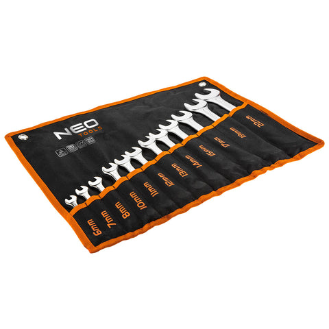 NEO TOOLS 09-752 Csillag-villáskulcs készlet 6-22mm, 12db