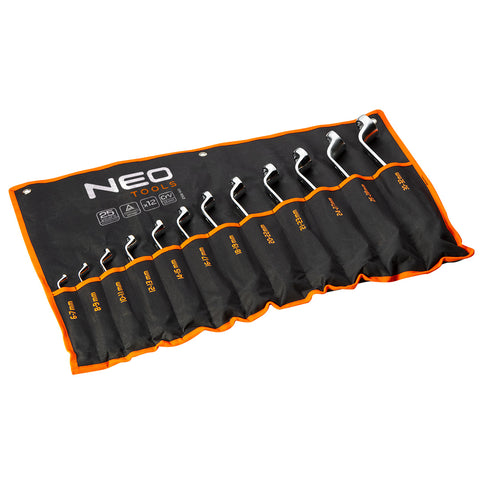 NEO TOOLS 09-952 CSILLAGKULCS KÉSZLET HAJLÍTOTT 12db 6-32mm